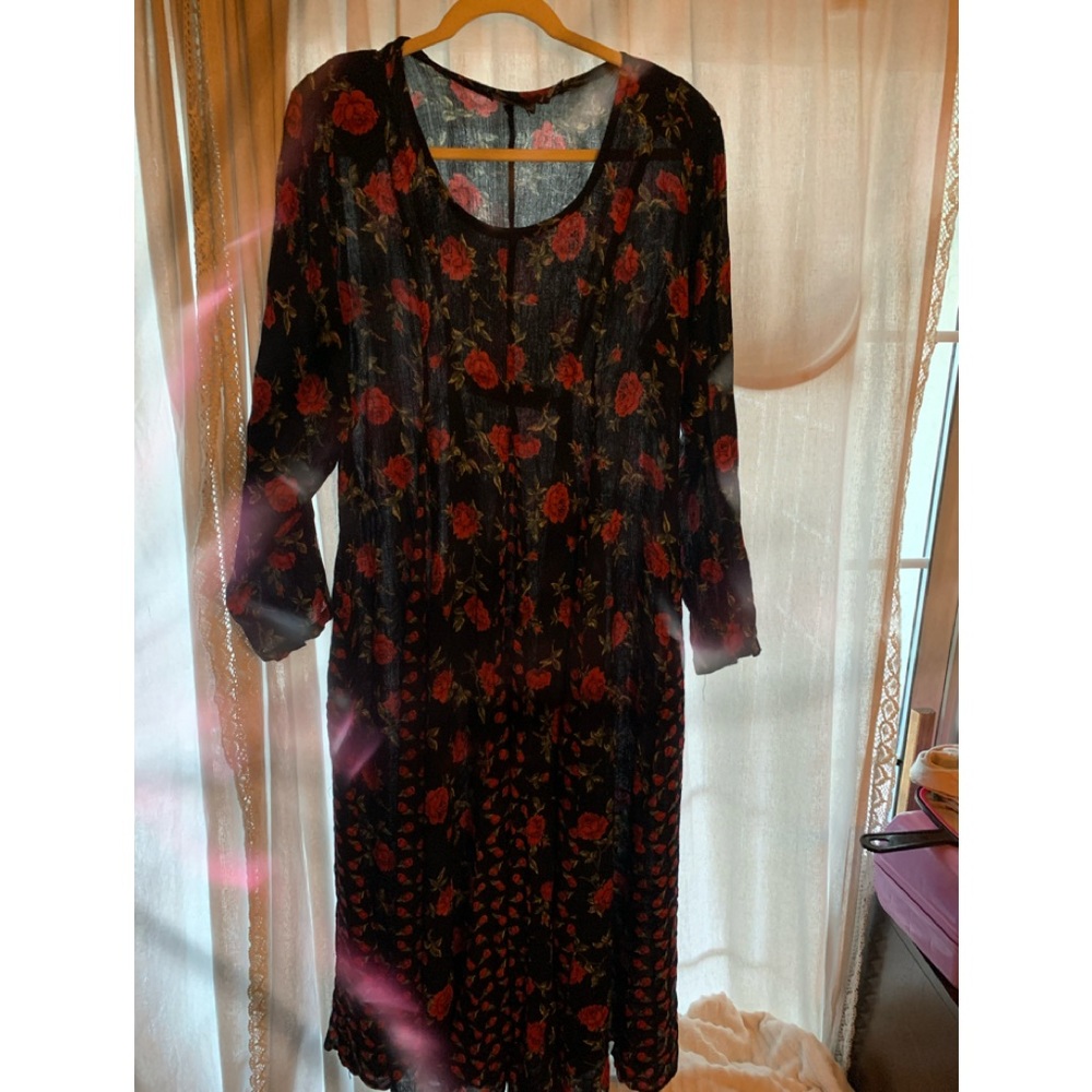 Vintage  Goth chic maxi dress